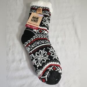 Muk luks womens cabin sock slipper socks sz L/XL NWT